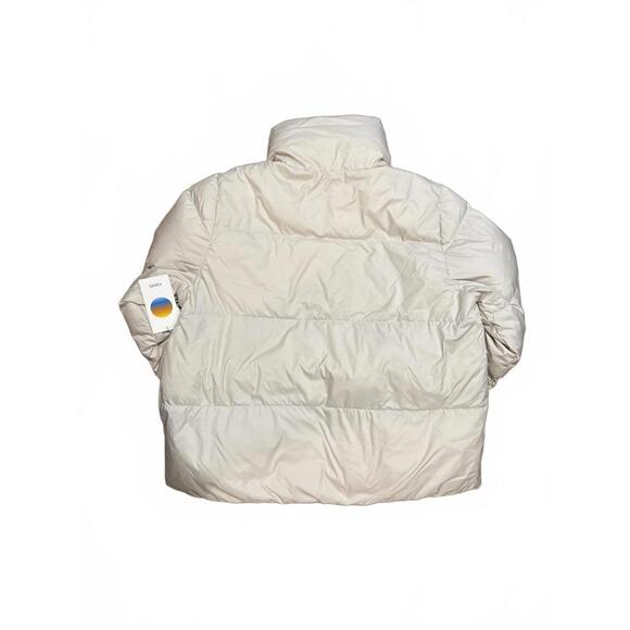 NWT Vuori Womens Duck Down Puffer Jacket Beige Size L - Picture 6 of 6